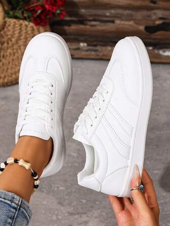 New Women Shoes, Fashion Sneakers, Student Shoes, Couple Shoes, Retro Casual Shoes, Lace-Up Shoes, Outdoor Versatile Flat Shoes, All Season Women Shoes