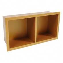 YUNRUX Bathroom Recess, Built-In Wardrobe, Built-In Wall Wardrobe - Gold - View 5