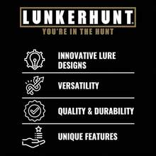 Lunkerhunt - Crankbaits de Buceo Profundo para Pesca de lubina (Paquete de 4) |   Kit de señuelos de Pesca de Agua Profunda Anzuelo Duro para Agua Salada - Paquete de 4 aguas profundas - Ver 8