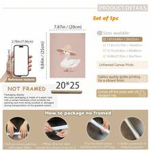 1 幅带框/帆布墙面艺术，一套 9 件儿童房粉色墙面装饰：复古儿童房装饰粉色艺术套装儿童房复古女孩房装饰家居房间装饰带框墙面艺术带框墙面装饰房间装饰家居装饰墙面装饰浴室装饰 - 彩色 - 查看 25