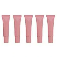 1/5支装 10毫升空PE塑料粉棕色唇彩管唇油容器软挤压管透明润唇膏管带蝴蝶结球钥匙扣，价格实惠，适合作为圣诞礼物、化妆品、化妆工具、廉价商品、礼品、女士礼品、圣诞礼物、赠品、旅行用品、旅行必备品。 - 彩色 - 查看 22