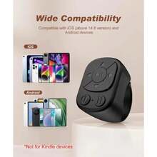 El control remoto adecuado para páanillo giratorio rodillo ambas la función de control remoto de la cámara Compatible - Negro - Ver 6