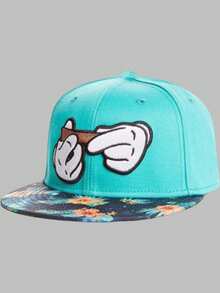 DareSee Spaced-Out Cap 薄荷白卡车帽 骨色嘻哈风棒球帽 男女成人户外休闲防晒棒球帽 街头音乐节 Y2KFest 返校季 秋冬季礼物 音乐节 - 淺藍色 - 查看 1