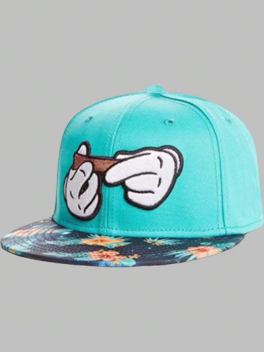 DareSee Spaced-Out Cap 薄荷白卡车帽 骨色嘻哈风棒球帽 男女成人户外休闲防晒棒球帽 街头音乐节 Y2KFest 返校季 秋冬季礼物 音乐节 - 淺藍色 - 查看 1