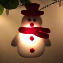 1 Set LED Christmas Snowman Lights, Battery Powered, Christmas Decorations, Christmas Tree Decor, Nursery Night Light, Holiday Decorative Lights, For Halloween/Christmas Decoration, Home Decor Christmas Decoration XMAS Decor Christmas Tree Gift Decor Thanksgiving Wedding Home Decor Home Decor Fall Decor Autumn Decor Birthday Decorations For Gifts Party Supplies Indoor Outdoor Garden Holiday Festival Decor Halloween Decor Wall Decor Halloween Ornaments