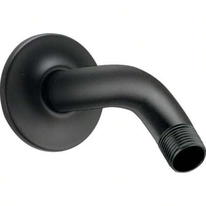 Delta U4993 53 4" Wall Mounted Shower Arm And Shower Arm Flange Matte Black