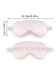 1pc Mulberry Silk Eye Mask, Sleep Mask, Reversible Hot/Cold Therapy Silk Eye Mask