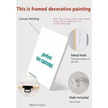 Peinture à l'huile abstraite sur canevas - Thème mode, œuvre murale acrylique haut de gamme pour la décoration du salon et de la chambre à coucher - 1 pièce