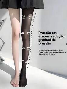 High Waist Shaping Pantyhose 20D - Invisible Comfort And Belly Support - For Daily Use - 20 Denier Stockings - Resistant Sheer Stockings - Lingerie - Perfect Legs - Sensual - High Waist Shaping - Shapewear - 黑色 - 查看 4