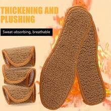 5 Pairs Natural Wool Felt Shoe Insoles, Warm Wool Insoles For Winter, Thick Soft Wool Insoles For Men And Women, Suitable For Snow Boots