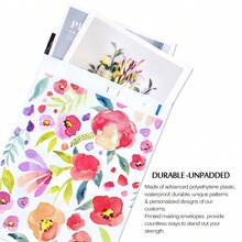 50/100 Pcs Poly Mailers Bulk Envelope Plastic Custom Mailing & Shipping Bags - Self Seal, Waterproof And Multi Purpose Packaging Bags For Small Business, Shipping Bags For Clothing Boutique Supplies With Self Seal Strip - Hoa mực - Xem 4
