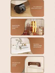 1 件 50 厘米/19.69 英寸宽折叠收纳柜,衣柜收纳箱,便携式衣柜,双门折叠箱,1-6 层可选,加厚双门带轮收纳柜,免费安装家庭整理器,塑料折叠收纳柜,用于衣服和玩具 - 奶油色門 - 查看 8