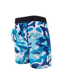 Random 5PCS Men's Printed Long Boxer Fashion Briefs 1XL-4XL