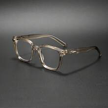 HBK 时尚光学镜架新款 TR90 方形大框复古艺术装饰休闲透明眼镜男女通用，户外旅行假日街头摄影购物节礼物 - K39922 - 查看 30