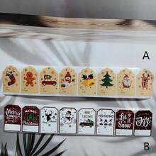 圣诞礼物标签、圣诞老人礼物标签贴纸、雪人礼物标签贴纸、自粘圣诞标签贴纸、圣诞礼物包装标签贴纸