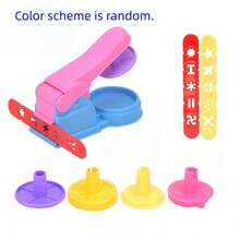 7/8/15/22件套儿童黏土造型工具及配件，马卡龙色塑料橡皮泥玩具，带动物形状模具，橡皮泥工具套装（颜色和款式随机）