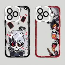 Phone Case Compatible With  16 E 15 14 13 12 11 Pro Max Plus Mini X XS XR SE 2020 2022 Hazbin HotelFunda Coque, Cover Compatible With  17 Pro Max Case,  17 Pro Case,  17 Case,  16 Pro Max Case - 3 - Xem 6