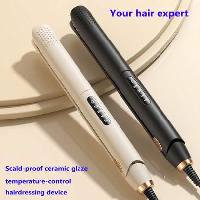 OBOVAY 二合一直发器和卷发器，专业直发器卷发器电夹板平板夹负离子直发卷发器板波纹护发，节日礼物，圣诞礼物，美发工具