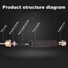 MCSWKEY Cuerdas de Salto Ajustables para Ejercicio, pérdida de Peso, Entrenamiento de Velocidad y Resistencia, rodamientos de Bolas y Asas Antideslizantes de Espuma de Memoria (Black) - 1 - Ver 1