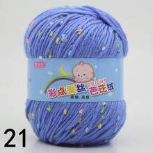 1 Roll Color Dot Knitted Ball Hand Knitted For Crocheting And Knitting Sweater Hat Scarf Milk, Diy Knitting Sweater Scarf Coat Hat, Scarf, Shawl, Coat, Or Bag Decoration, Spotted Yarn Fleck Crochet Fiber Yarn Soft Baby Yarn For Crocheting