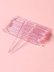 FULL BEAUTY 50pcs Double-Ended Pink Acrylic Cleaning Stick Dead Skin Exfoliation Stick Manicure Tool,Nail Supplies,Nail Tools,Nail Art Tools,Back To School,Nails,Nail Tools For Press On Nails - Pink - View 7