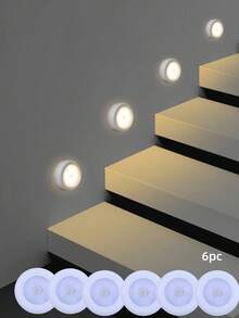 1pc /3pcs /6pcs Motion Sensor Night Light
