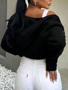 Damen Fleece Reißverschluss Sweatshirt, Kapuzen Metall Reißverschluss Kurze Jacke, Herbst und Winter Fleece Stoff, Damen Jacke, geeignet für tägliche Lässig, Sport, Outdoor Aktivitäten, Reisen, Stadtbummel und andere Anlässe, Damen Lässig Kapuzen Jacke, kurze reguläre Version, Damen Oberteile, Damen Herbst und Winter Oberteile, Damen Sweatshirt