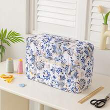 Multipurpose Sewing Bag Floral Tool Bag Large Capacity Sewing Bag Organizer Portable Totes For Home Use - Light Grey - View 1