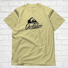 Quiksilver Basic Casual T-Shirt - Màu be - Xem 1