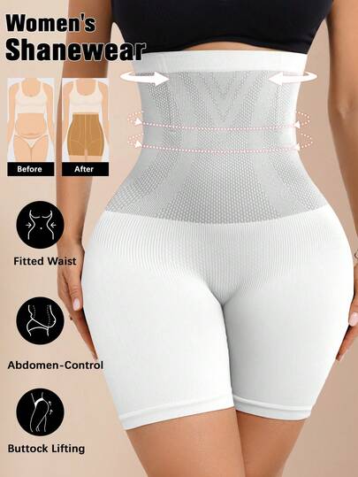 女士高腰收腹塑身短裤提臀束腰紧身裤