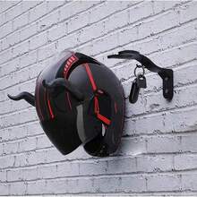 Soporte de gancho para casco de motocicleta, Perchero de gancho multifunción, Perchero de pared para chaquetas en el hogar, Gancho montado en la pared para el gabinete de la cocina - Multicolor - Ver 1