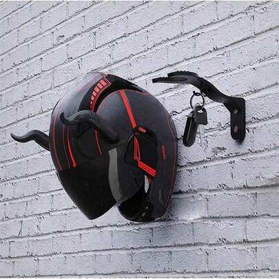 Soporte de gancho para casco de motocicleta, Perchero de gancho multifunción, Perchero de pared para chaquetas en el hogar, Gancho montado en la pared para el gabinete de la cocina