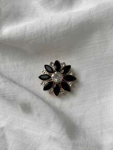 1/5Pcs Fashion Cufflinks For Shirt Decorative Women ButtonCover Crystal Sleeve Button, Button Clips MetalButton Accessories No Sewing ButtonsWedding