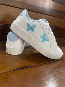 Women's Casual Butterfly Sneakers - Immediate Shipping - Màu xanh lam - Xem 7