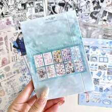 32sheets Korean Die-Cutting Stickers Book Frosted Sparkling Multiple Styles Collection Decorative Stickers - Color - View 3