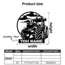 1件客製化金屬車庫標牌，個性化工具設計，可印製姓名 - 客製化工具房標牌、客製化卡車標牌、客製化越野車標牌、客製化挖掘機操作員標牌、客製化農用拖拉機標牌 - 適合爸爸和爺爺的車庫裝飾，理想的父親節禮物、聖誕禮物 - 彩色 - 查看 16
