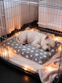 1 Peça Tapete de Dormir para Animais de Estimação, Espesso e Macio para Todas as Estações, Quente no Inverno, Adequado para Cães e Gatos Pequenos/Médios, Base Removível e Antiderrapante