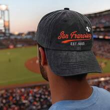 Gorra clásica clásico bordada para hombres y mujeres, gorra ajustable - San Francisco - Ver 5