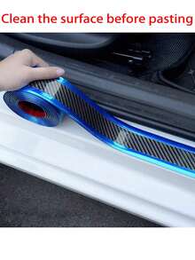 1m/捲 車門門檻保護條 3cm寬 1m長 碳纖維風格防刮保護貼紙 車飾配件 升級愛車外觀 - 彩色 - 查看 6