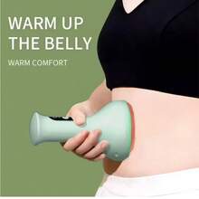 智能加热吸盘式身体按摩器，背部颈部手臂按摩器，腹部按摩器，热疗按摩器，按摩放松身心