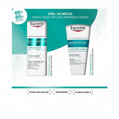  Cosmética Facial Eucerin DERMOPURE CLINICAL TRIPLE ACTION ESTUCHE ✅ Entrega en 2 - 6 días hábiles. Belleza & Salud - Cuidado personal - Cuidado de piel - Tratamientos y Serums Faciales. Thinkinbeauty, tu tienda favorita de cosmética y maquillaje.