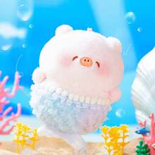 Miniso Maialino dolce - Serie acquario maialino dolce Scatola cieca in peluche. Realizzato in morbido materiale di peluche, con design a tema acquario maialino carino, estremamente terapeutico per la collezione e la decorazione. (Consegna casuale di 1 pezzo) - Multicolore - Visualizzare 8