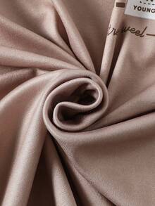 2 件套秋冬青少年男孩保暖内衣套装，长袖上衣和长裤，保暖睡衣 - 杏色 - 查看 7