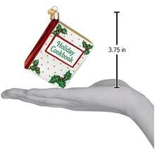 Old World Christmas Ornaments: Colección Chef's Adornos soplados de Vidrio para árbol de Navidad,(Libro de cocina de Navidad) - Tipo 6 - Ver 4
