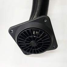 1 pieza Tubo de calefacción de aire de 60 mm de diámetro x 100 cm de longitud, conector de escape de salida, adecuado para el conector de conducto de salida del calentador Webasto Eberspaecher