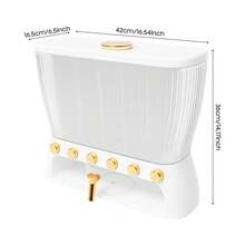 kangten Rice Storage Bins - White - View 3