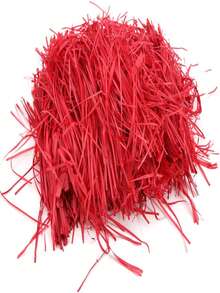 1 Kemasan Merah, 20/50/100g Rafia Pengisi Kotak Hadiah, Rumput Bantalan Kreatif untuk Hadiah Ulang Tahun, Pernikahan, dan Pengiring Pengantin, Kertas Tisu Potongan Kerut, Kertas Rafia Serut untuk Kerajinan Tangan, Pengisi Kotak Hadiah Paskah, Pembungkus, dan Pengemasan - Merah - View 8