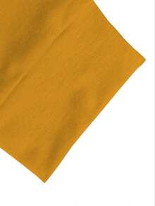 女士休闲两件套，纯色优雅长袖连帽卫衣（带抽绳口袋）和直筒抽绳长裤，春季款 - 黃色 - 查看 5