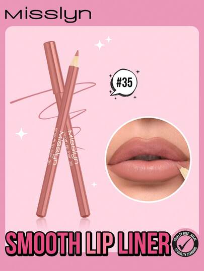 Misslyn Smooth Lip Liner, Colorstay Face Makeup , Longwear Rich Lip Colors, Smooth Application, Lip Pencil, Naturale, High Pigmented Natural Lip Makeup Soft Pencils Longwear Smooth Ultra Fine, Matte Lip Liner, Brand Beauty Makeup, Face Paint Cosmetic, For Women & Girls, Perfect For Winter, Ideal For Y2K, Fancy Fashion, Suitable For Birthday, Best Gift, Valentine's Day Gifts, Party Ready, New Year Gift, Best Color,Vegan & Cruelty-Free