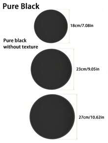 1pc/3pcs Round Marble Pattern Storage Tray, Bathroom Organizer Rack, Easy To Clean, Candle/Fragrance Holder, Silicone Vanity Tray, Jewelry Dish, Ideal For Liquid Soap, Shampoo, Spice Jars, Vase Mat In Home, Bathroom, Kitchen, Living Room, Coffee Table, Dining Room Plates Plate Kitchen Decor Trays Fruit Tray Tray Decor Gifts Birthday Graduation - Multicolor - View 21